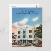 Vintage Miami Beach-Werbung Postkarte (Vorne/Hinten)