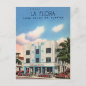 Vintage Miami Beach-Werbung Postkarte (Vorderseite)