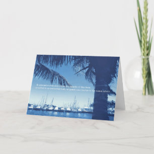 VINTAGE MIAMI Grußkarte Dankeskarte