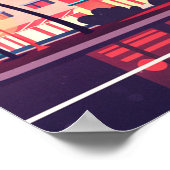 Vintage Miami Poster (Ecke)