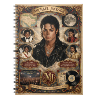 Vintage-Michael-Jackson-Tribut-Schraubenblock - Notizblock