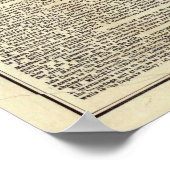 Vintage Michigan Geological Map (1865) Poster (Ecke)