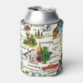 Vintage Michigan-Karte Dosenkühler (Kanne Vorderseite)