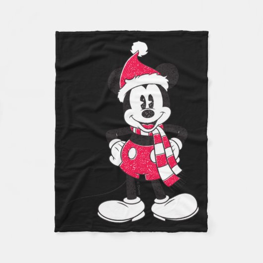 Vintage Mickey Festive Fun Fleecedecke (Vorderseite)