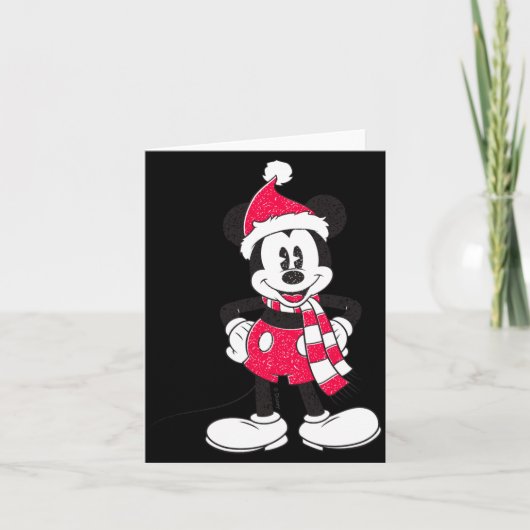 Vintage Mickey Festive Fun  Karte (Vorderseite)