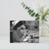 Vintage Mie Mikimoto-Perlenfabrik Postkarte (Stehend Vorderseite)