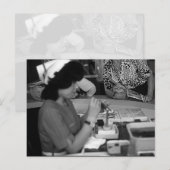 Vintage Mie Mikimoto-Perlenfabrik Postkarte (Vorne/Hinten)