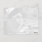 Vintage Mie Mikimoto-Perlenfabrik Postkarte (Rückseite)
