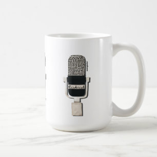 Vintage Mikrofon Tasse RCA Calrad Elgin