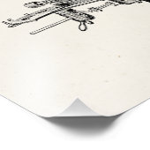 Vintage MikroskopIllustration Retro-Mikroskope Fotodruck (Ecke)