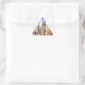 Vintage Milano Travel Dreieckiger Aufkleber (Tasche)