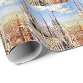 Vintage Milano Travel Geschenkpapier (Rolleneckpunkt)