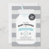 Vintage Milchflasche Kinderdusche einladen Einladung (Vorderseite)