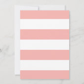 Vintage Milchflasche Kinderdusche einladen - Rosa Einladung (Rückseite)