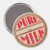 Vintage Milchflasche Magnet (Vorderseite/Rückseite)