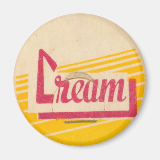 Vintage Milchflasche Magnet (Vorne)
