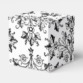 Vintage Milchflorentäscherung in Schwarz Geschenkschachtel (Rückseite)