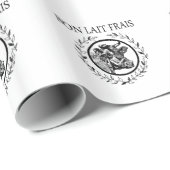 Vintage Milchkuh Geschenkpapier (Rolleneckpunkt)