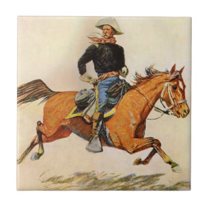 Vintage Militär, Ein Kavallerieoffizier von Reming Fliese