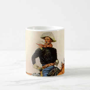 Vintage Militär, Ein Kavallerieoffizier von Reming Kaffeetasse
