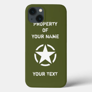 Vintage Militärfahrzeug aus dem Zweiten Weltkrieg iPhone 13 Hülle