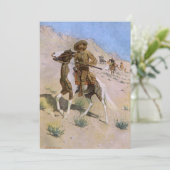 Vintage militärische Cowboys, The Scout von Reming (Stehend Vorderseite)