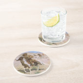 Vintage militärische Cowboys, The Scout von Reming Untersetzer (Seite)