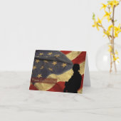 Vintage Militärkarte des Vatertages Karte (Gelbe Blume)