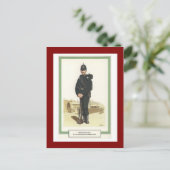 Vintage Militäruniformen, 1903, COnstable RIC Postkarte (Stehend Vorderseite)