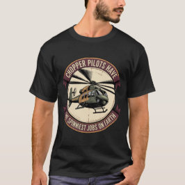 Vintage Military Helicopter Badge  T-Shirt