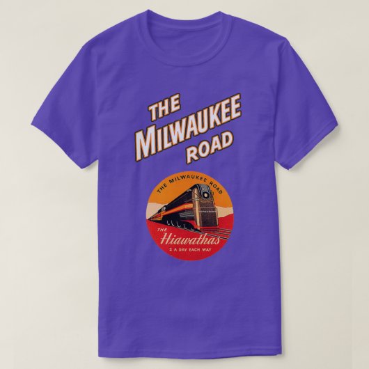 Vintage Milwaukee Road T-Shirt (Design vorne)