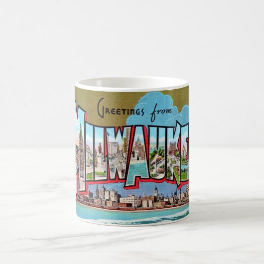 Vintage Milwaukee-Tasse Kaffeetasse (Mittel)