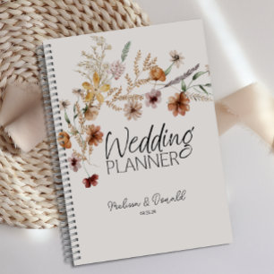 Vintage Mini Blumen Hochzeitsplaner Planer
