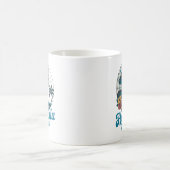 Vintage Minimal Honolulu Hawaii Aloha Travel Kaffeetasse (Mittel)