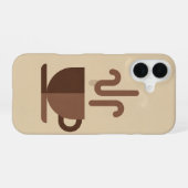Vintage-Minimalist-Tasse iPhone 16 Hülle (Rückseite (Horizontal))