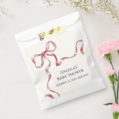 Vintage Minimalistische Bow Baby Dusche Geschenktütchen (Versiegelt)