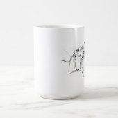 Vintage Minimalkamera-Skizze Kaffeetasse (Mittel)