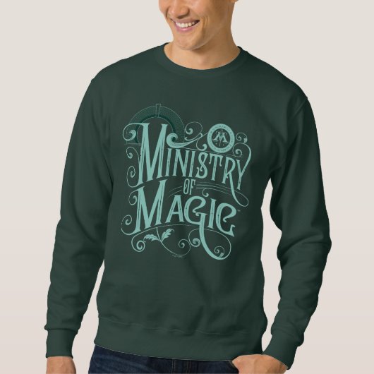 Vintage MINISTRY OF MAGIC™ Graphic Sweatshirt (Vorderseite)