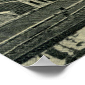 Vintage Minneapolis Minnesota River Skyline Poster (Ecke)