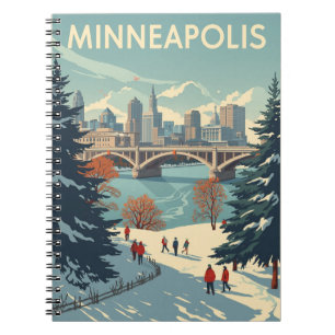 Vintage Minneapolis Notizblock