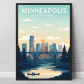 Vintage Minneapolis Poster