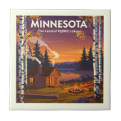 Vintage Minnesota Fliese (Vorderseite)