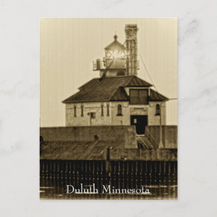 Vintage-Minnesota-Leuchtturm-Postkarte Postkarte