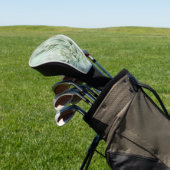 Vintage-Mintgrün-Botanik-Blumen (1) Golf Headcover (In SItu)