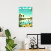 Vintage Miramar Florida Poster (Heimbüro)