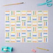 Vintage Mischschalen mit Polka Docks Gemustert Seidenpapier (Basteln)