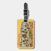 Vintage Missouri  Gepäckanhänger (Vorderseite vertikal)