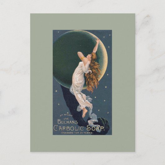 Vintage mit Buchan's Carbolic-Soap Angel Postkarte (Vorderseite)