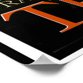 Vintage mit dem Zug Poster (Ecke)