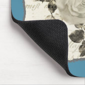 Vintage mit Schmetterlingen Mousepad (Ecke)